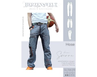 Pants Teens - Pattern Size 134-170 - your SVERRE #13 - german