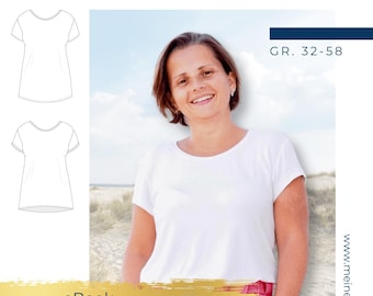 Women's T-Shirt – eBook Sewing Pattern Sizes 32-58 – Virginia #142
