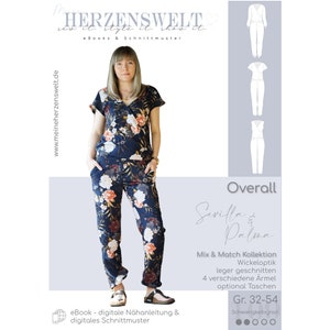 Overall Damen – Schnittmuster Gr. 32-54 – SEVILLA-PALMA #109