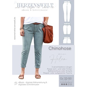 Women's Chinos - Sewing Pattern Gr. 32-50 - my HELEN #97 - german