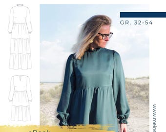 Women's Dress – eBook Sewing Pattern Sizes 32-54 – Madrid & Marbella #138