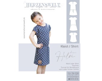 Dress/Shirt Kids Pattern Gr. 74-128 -my HELVI #24 - german