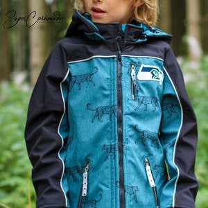 Softshell jacket kids pattern size 74-176 PABLO 72 german image 4