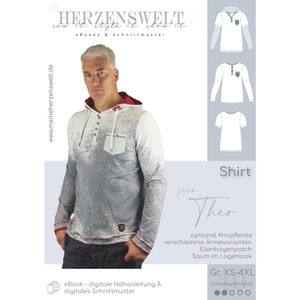 Shirt Men - Sewing Pattern Size XS-4XL - sein THEO #49 - German