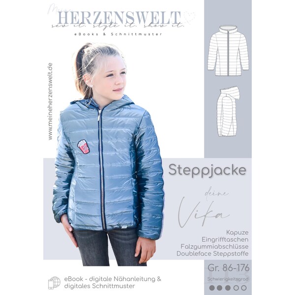 Kids Jacket Pattern Etsy