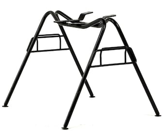 Eames Stackable H-Base / Stacking Frame in black - Herman Miller / Vitra - Narrow Mount - incl. 4 screws | for fiberglass seat shell