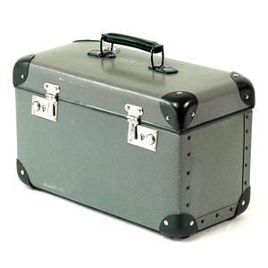 Valigia anni '60 con chiave - in cartone rigido | Proiettore di diapositive di metà secolo, macchina fotografica, custodia per auto d'epoca, borsa vintage, borsa, epoca Mädler
