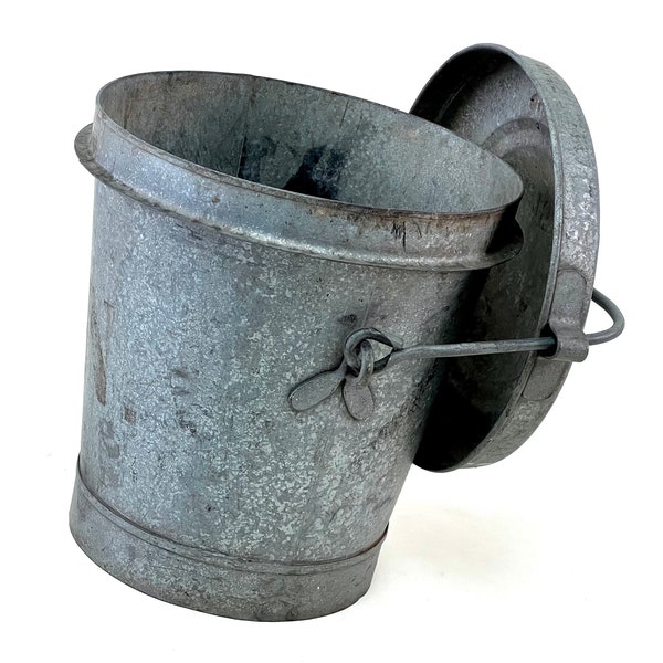 Galvanized Bucket With Lid Etsy