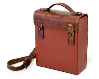 Verbandstasche / Sanitätstasche, DRK Sanitätslager Babelsberg, Leder | Mid-Century, WK, Militaria, Ledertasche, Kartentasche, Koffer, Tasche