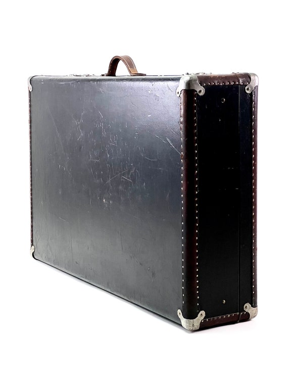 Large 40s / 50s suitcase - car suitcase | Mid-Cen… - image 6