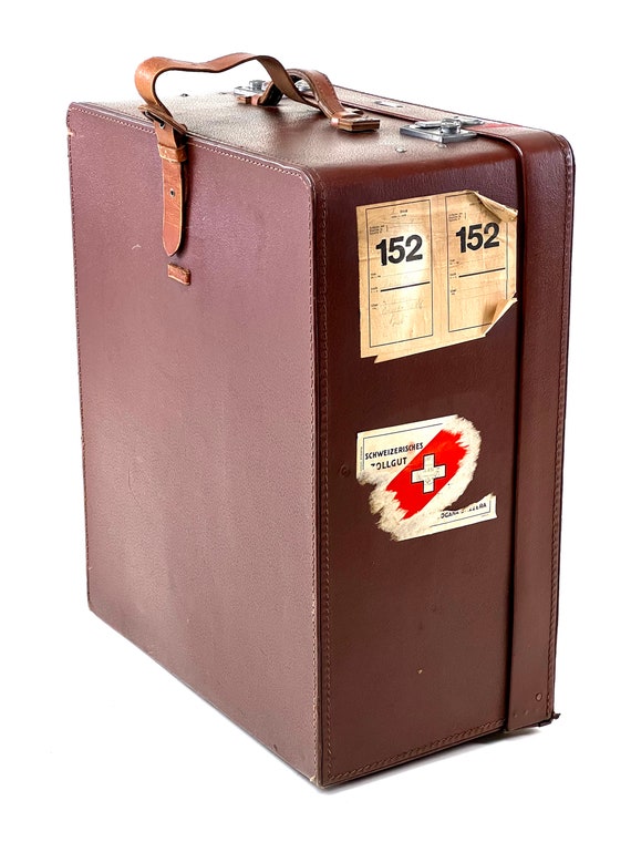 elegant 50s SIMBOX suitcase with storage compartm… - image 10