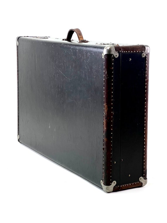 Large 40s / 50s suitcase - car suitcase | Mid-Cen… - image 5