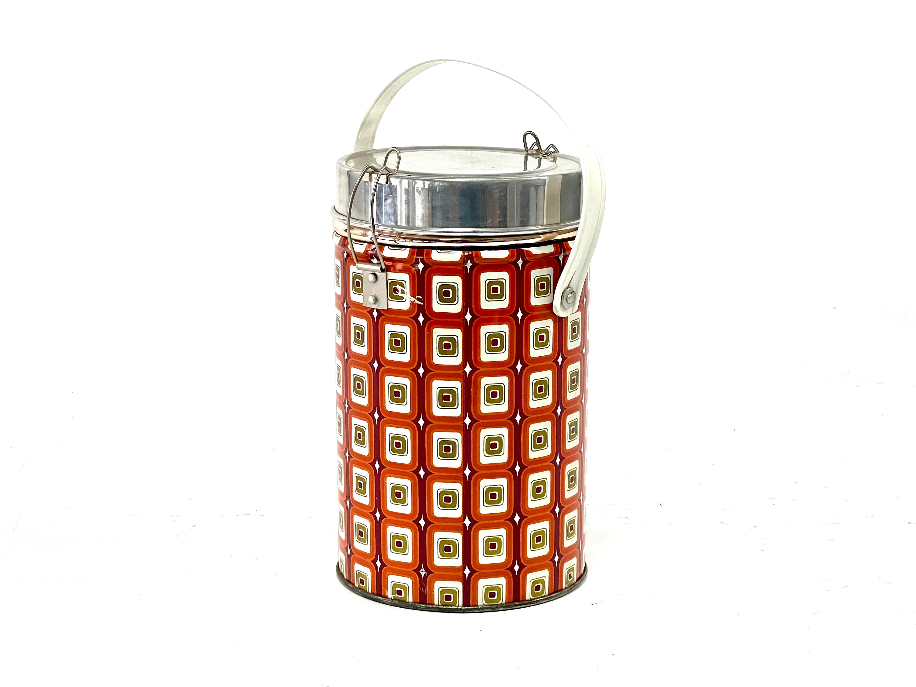 60er 70er DDR Thermobehälter - 1,8L | Isolierbehälter, Henkelmann, Suppenwärmer, Eiswürfel, Bar, Sektkühler, Suppe, Eis, Picknick, Space Age