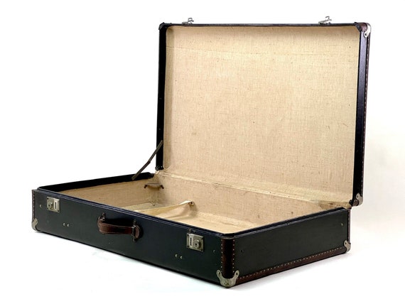 Large 40s / 50s suitcase - car suitcase | Mid-Cen… - image 1