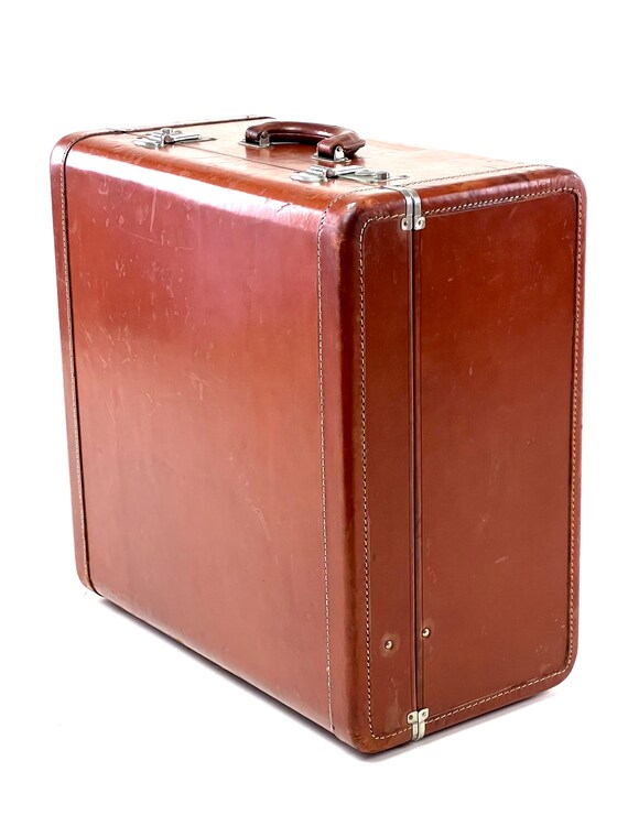 noble 40s leather suitcase with storage compartments … Gem