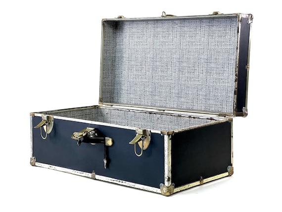 rare 50s suitcase - USA - brass edges | US Trunk,… - image 2