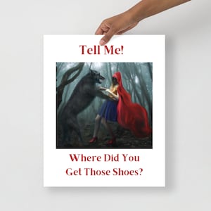 Shoe Lover Poster, Shoe Lover Gift, Gift For Shoe Addicts, Funny Shoe Gift, Shoe Humor, Shoe Art, Shoe Wall Art