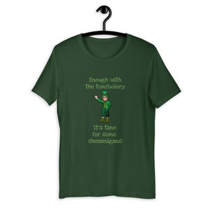 St. Patrick's day, Shenanigans, Leprechaun Funny Short-Sleeve Unisex T-Shirt