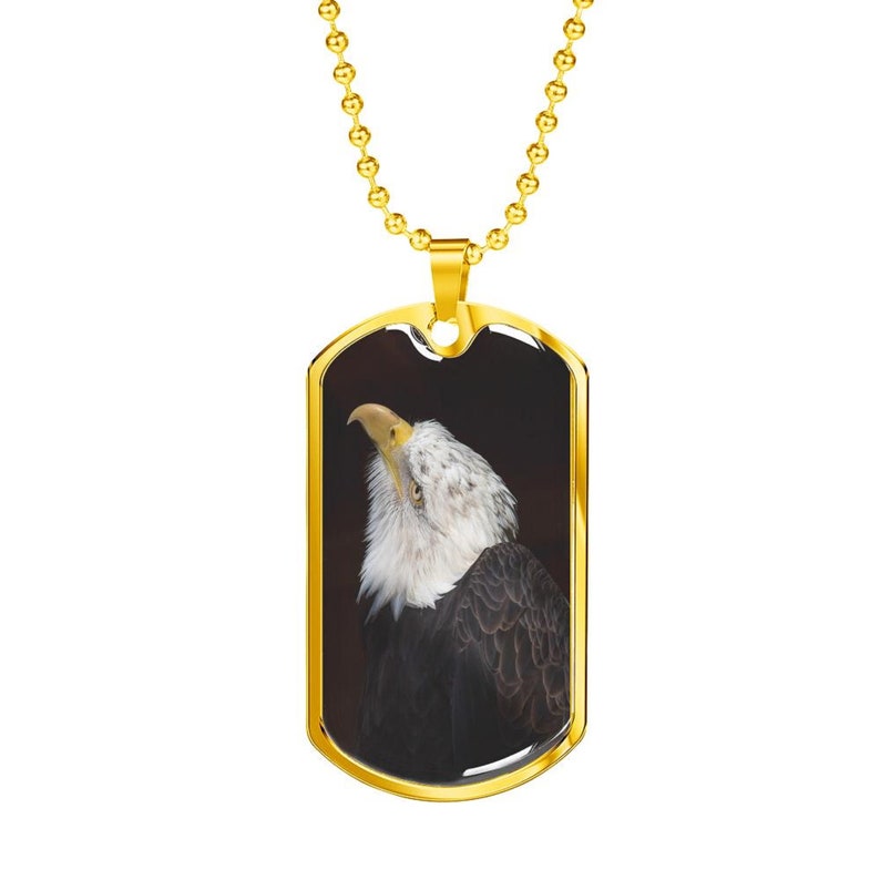 Eagle Dog Tag Necklace Men's Jewelry Jewelry for Men - Etsy