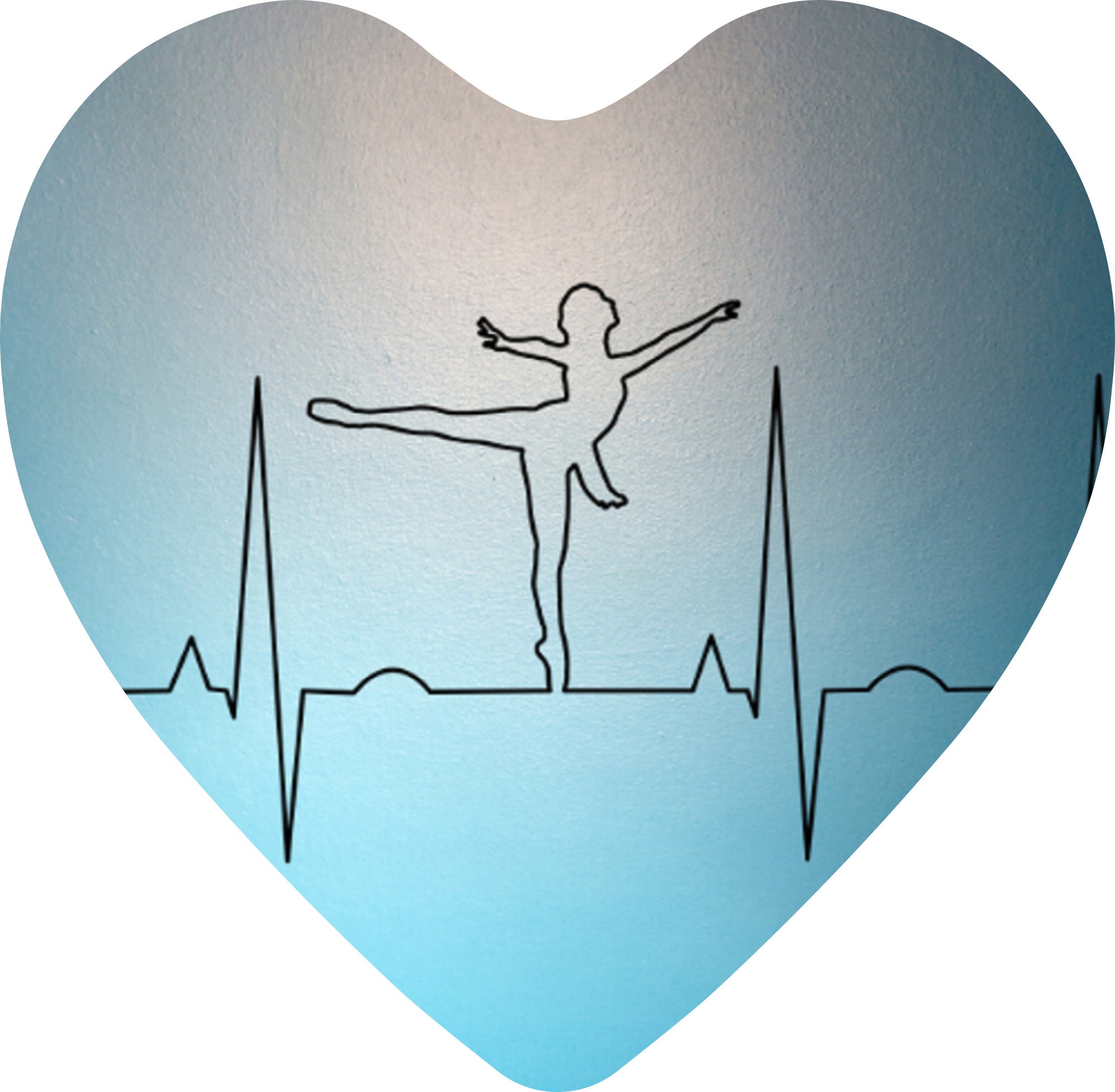 Gold Heart Laser Cut Ballerina main image 1