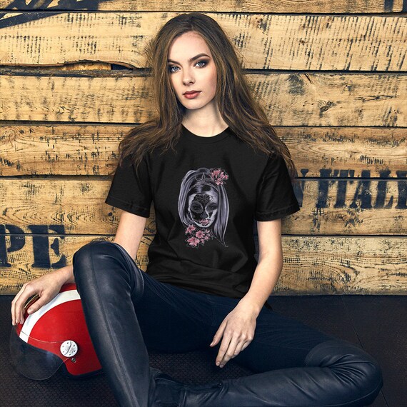 plus size skull tops