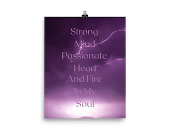 Art mural affirmatif, affiche inspirante, citations motivantes