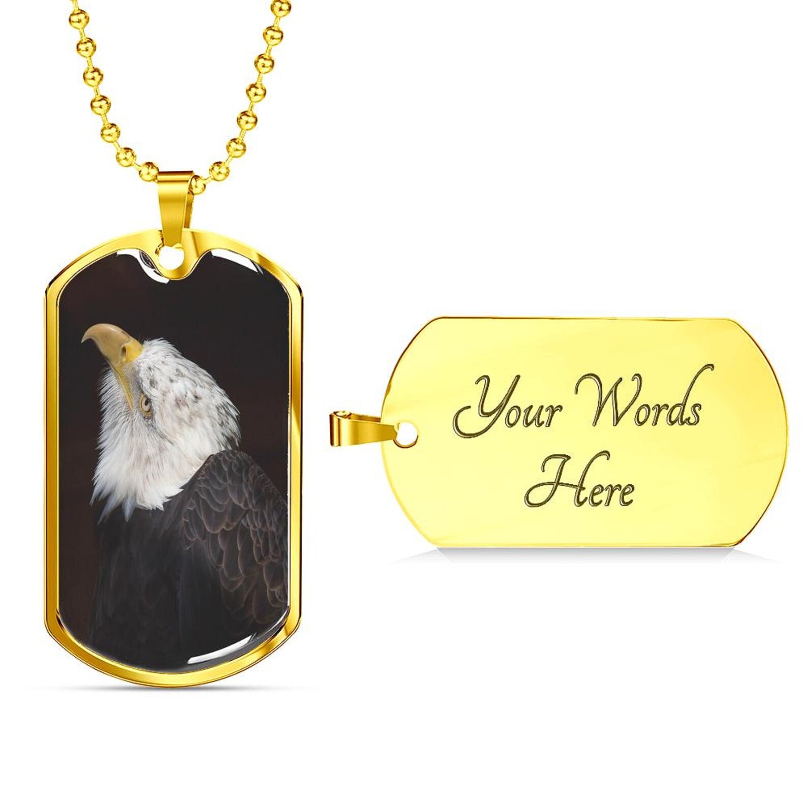 6. Eagles Dog Tag Necklace main image 1