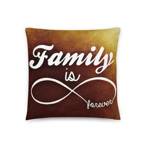 Almohada de la familia, almohada de tiro familiar, regalo para mamá, regalos del día de la madre