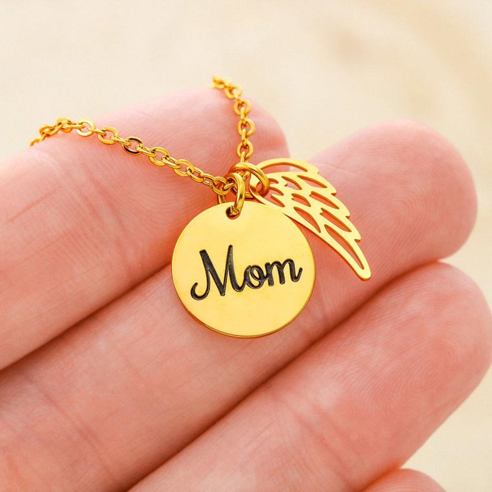 Memory Mum Necklace Loved Ones Memorial Necklace For Mom Loss Of