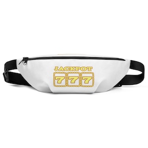 Bauchtasche für Kasinoliebhaber, 777 Glücksspiel Design, Tolles Geschenk für Glücksspieler und Kasinofans, Perfekt für das Kasino