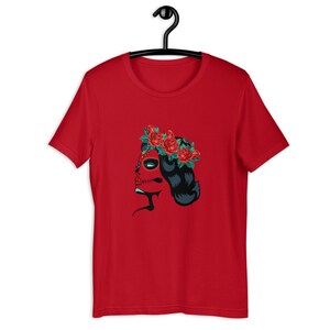 Day Of The Dead Shirt, Dia De Los Muertos,  Skull Flower Crown, Sugar Skull T-Shirt, Mexican Shirt, Halloween Shirts, Unisex Graphic Tee,