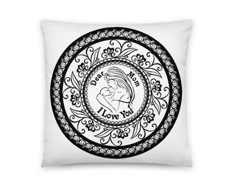 Gift For Mom, New Mom, Baby Shower Gift Throw Pillow