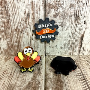 3d Printed Boy Scout Turkey Neckerchief Slide / Turkey Patrol / Turkey Woggle  / Thanksgiving Patrol