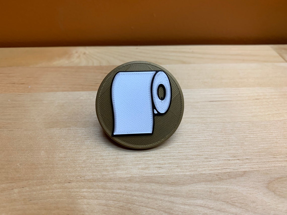 3d Printed Boy Scout Toilet Paper Neckerchief Slide / TP Etsy