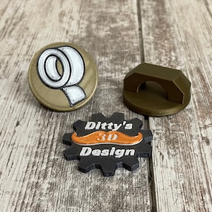 3d Printed Boy Scout Duct Tape Neckerchief Slide, Duct Tape Patrol, Duct Tape Woggle