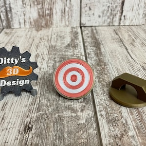 3d Printed Boy Scout Target Patrol Neckerchief Slide / Bullseye Patrol / Target Woggle  / Cub Scout