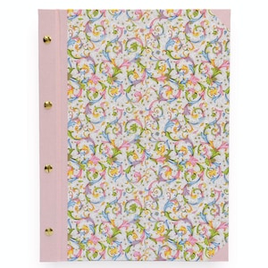 Vertragsmappe A4 – Portfoliomappe mit Buchschrauben & Hüllen, Dokumentenmappe mit Leinen, handgefertigt in Deutschland