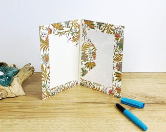 Luxury Italian Stationery Set with Gold Foil – 10 Cards & Envelopes – “Cipro” Decorative Paper – Elegant Writing Set – Gift for Birthday