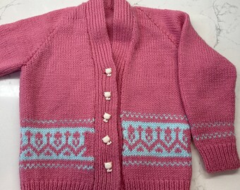 Handmade toddler cardigan