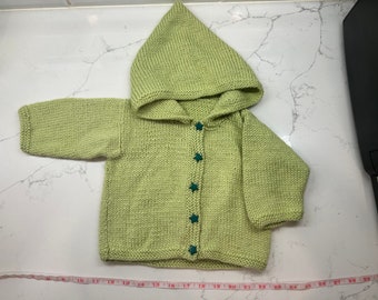 Handmade toddler hooded cardigan