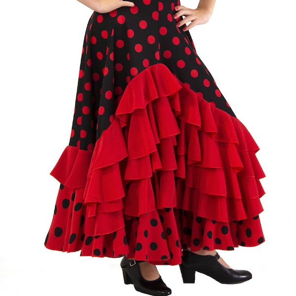 Girl's skirt for flamenco or sevillanas dance