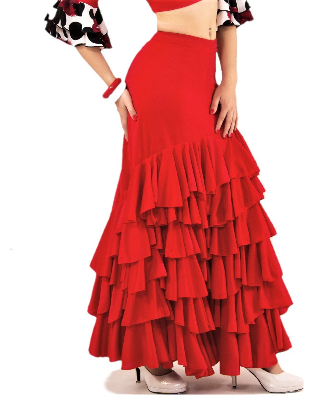 Falda Profesional De Flamenco Con 6 Volantes. Etsy UK