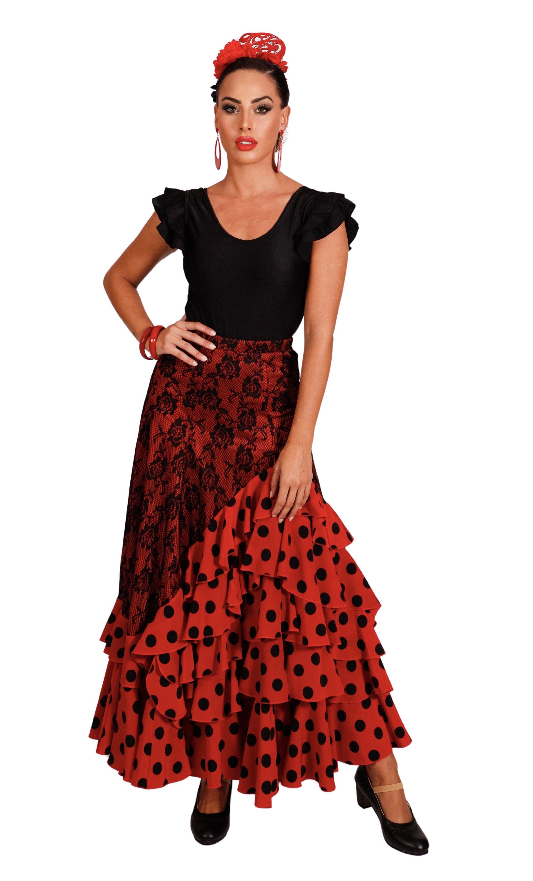Zapatos niña de baile flamenco o sevillanas  ANUKA - Tienda flamenca  online de vestuario especializada en grupos