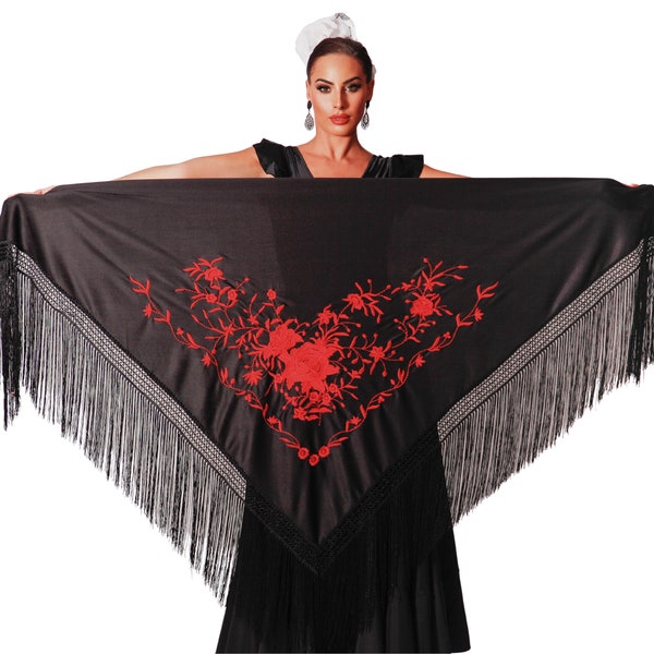 embroidered spanish shawl