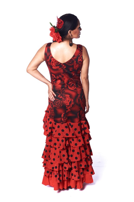 Dress for Flamenco Dance Printed and 