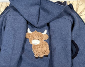 gefütterte Walkjacke individualisierbar Gr. 74 - 146