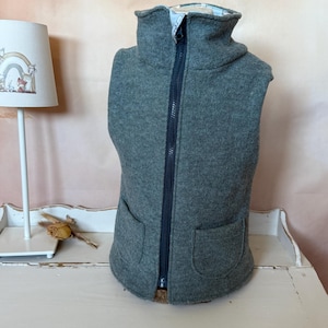 Nähset (Stoffpaket) für eine Walkjacke oder Walkweste in der Gr.74-152 induvidualisierbar