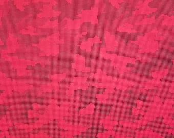 Tissu softshell réflecteur réfléchissant réflexion camouflage rose fluo