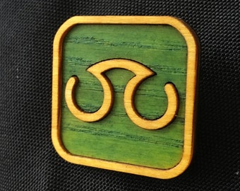 FFXIV Wood Scholar Pin/Magnet