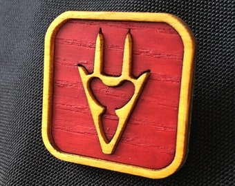 FFXIV Wood Dragoon Pin/Magnet